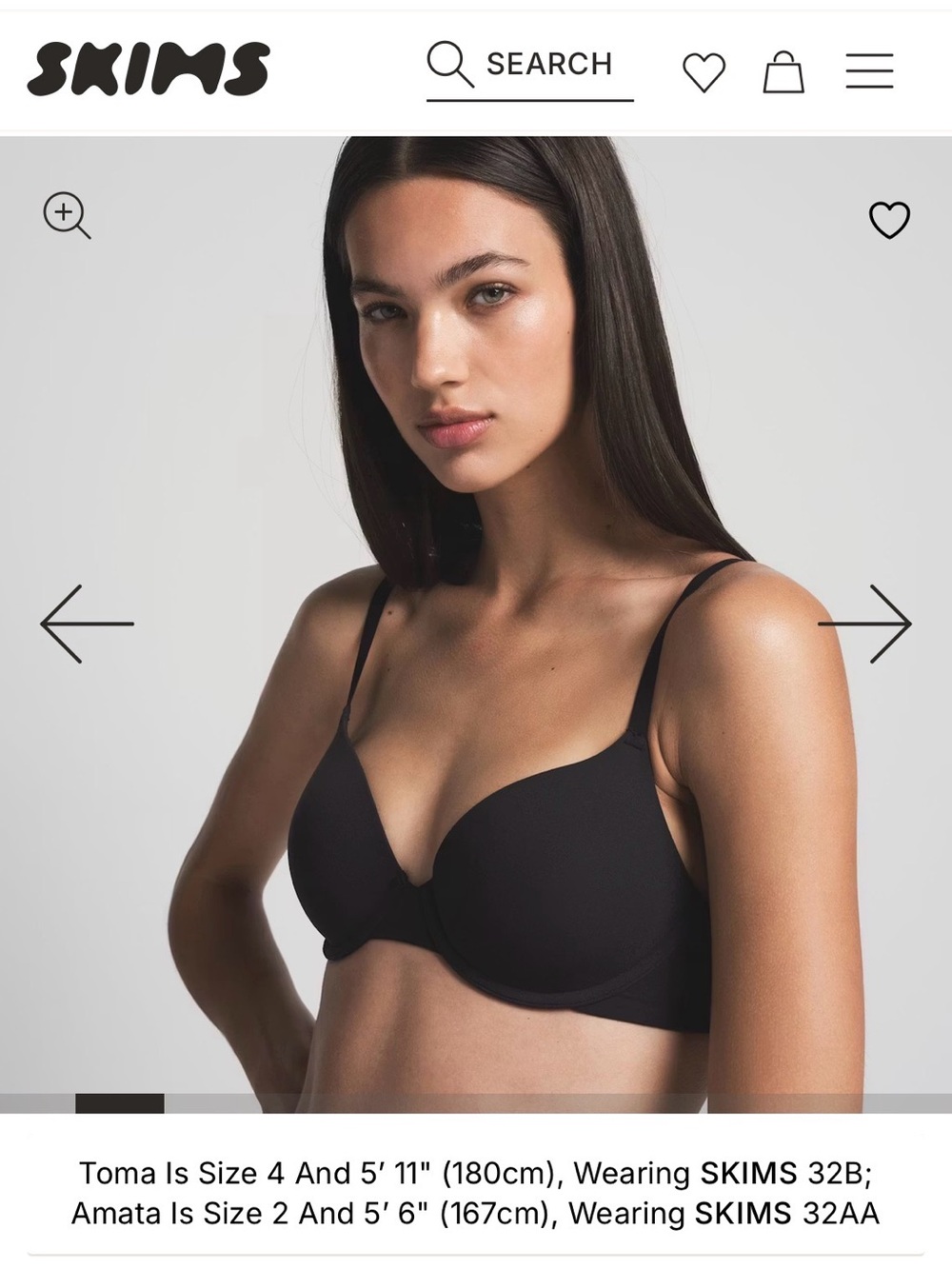 SKIMS Everyday T-Shirt Bra - Black